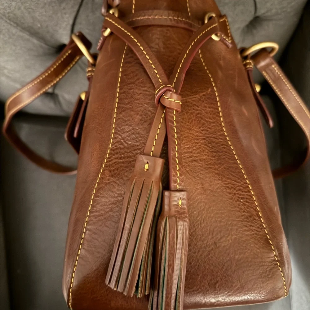 Dooney & Bourke Florentine Chestnut Smith Bag - Picture 6 of 10